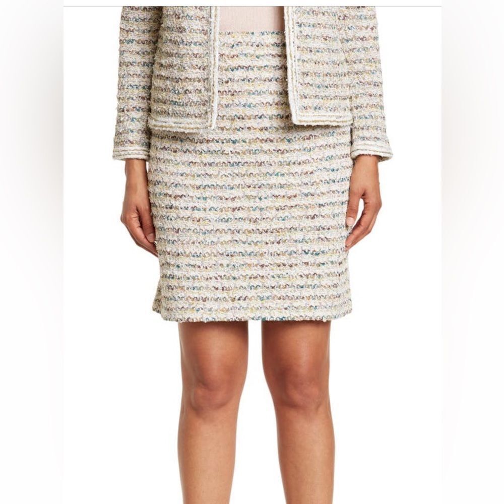 St.John Eyelash Tweed Skirt NWT